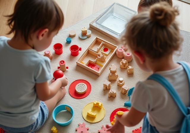 Sesiones de juego educativo para desarrollo infantil
